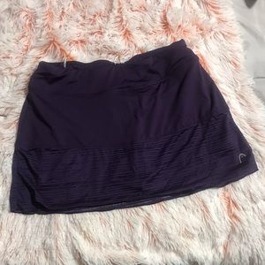 Head Purple Tennis Skirt size medium.